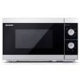 Sharp YC-MG01U-S 20L 800W Solo & Grill Microwave – Silver Compact & Easy-Use Cooking Power