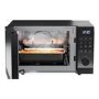 Sharp 25L 900W Digital Flatbed Combination Microwave Oven - Black