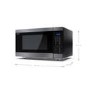 Sharp 42L Freestanding Combination Microwave Oven & Grill - Black Steel
