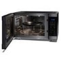 Sharp 42L Freestanding Combination Microwave Oven & Grill - Black Steel