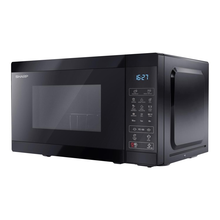 Sharp 20L Freestanding Digital Microwave & Grill - Black