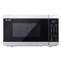 Sharp 20L Freestanding Digital Microwave & Grill - Silver Sharp 20L Freestanding Digital Microwave & Grill - Silver