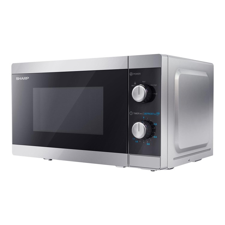 Sharp 20L 800W Solo Microwave Oven - Silver