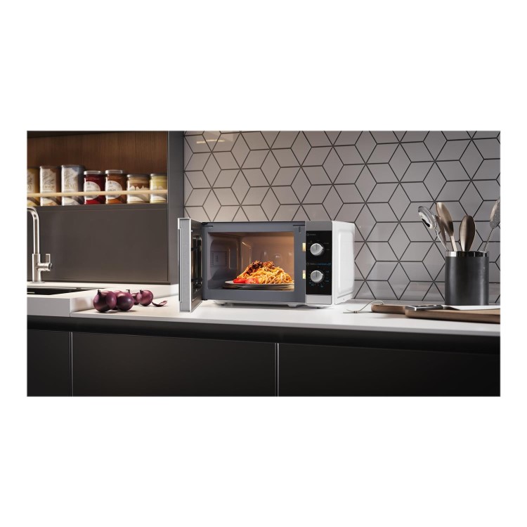 Sharp 20L 800W Solo Microwave Oven - Silver