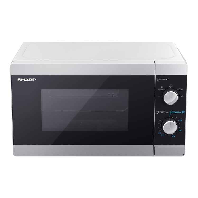 Sharp 20L 800W Solo Microwave Oven - Silver