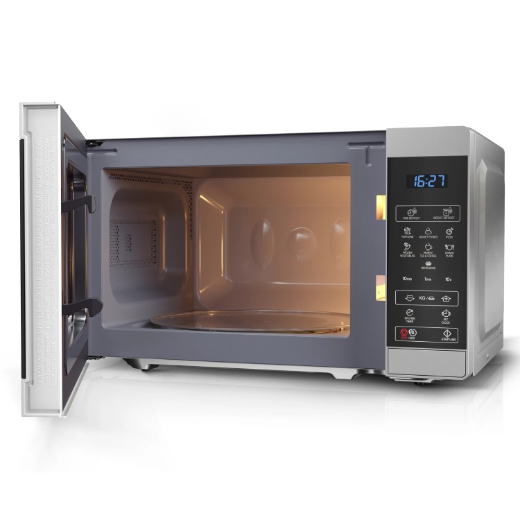 Refurbished Sharp YCMS02US 20L With Grill 800W Digital Microwave Silver