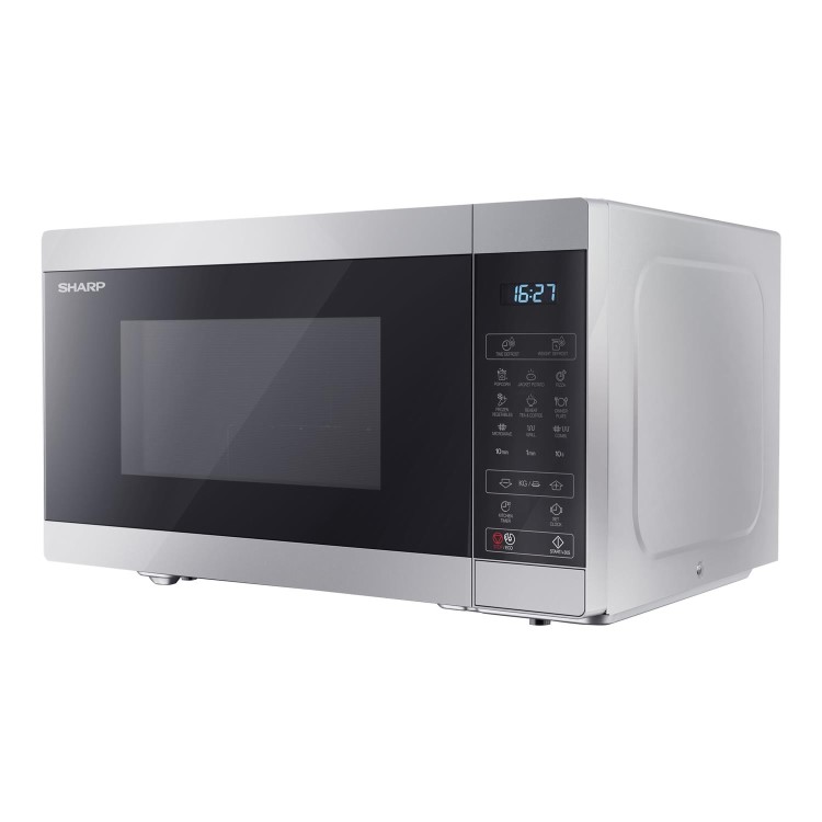 Refurbished Sharp YCMS02US 20L With Grill 800W Digital Microwave Silver