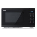 YCMS252AUB Sharp 25L Freestanding Digital Solo Microwave - Black