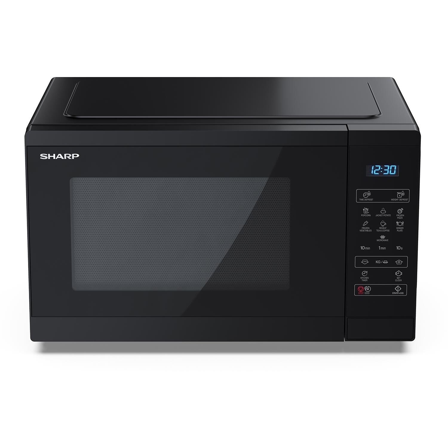 Sharp 25L Freestanding Digital Solo Microwave - Black - Page 1 ...