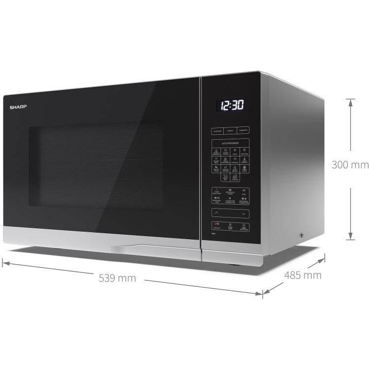 Sharp 32L Freestanding Combination Microwave Oven & Grill - Silver