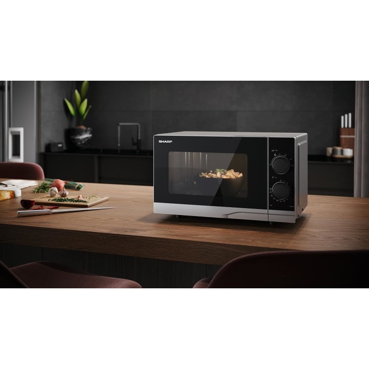 Refurbished Sharp YCPS201AUS 20L 700W Microwave Silver