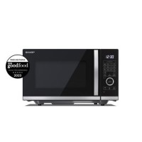 Sharp 25L Freestanding Combination Flatbed Microwave Oven & Grill - Black Sharp 25L Freestanding Combination Flatbed Microwave Oven & Grill - Black