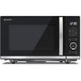 Refurbished Sharp YCQG204AUB 20L with Grill 800W Digital Flatbed Microwave Black