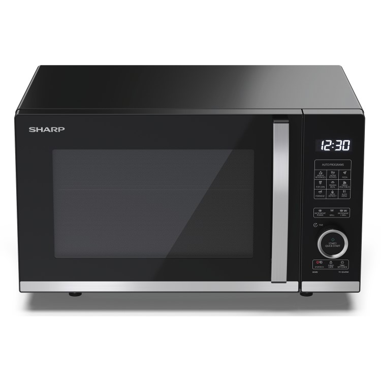 Sharp 20L Freestanding Flatbed Microwave & Grill - Black