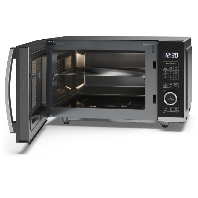 Sharp 20L Freestanding Flatbed Microwave & Grill - Black