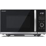 Sharp 25L Freestanding Flatbed Microwave & Grill - Black