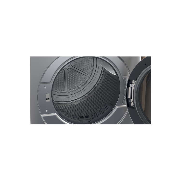 Refurbished Indesit Push & Go YTM1182SSXUK Freestanding Heat Pump 8KG Dryer Silver