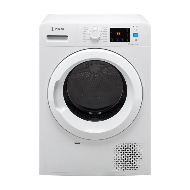 Indesit 8kg Freestanding Heat Pump Tumble Dryer - White