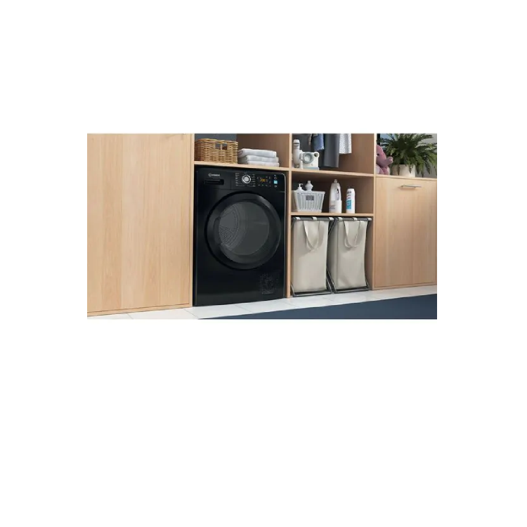 Indesit Push&Go 9kg Heat Pump Dryer - Black