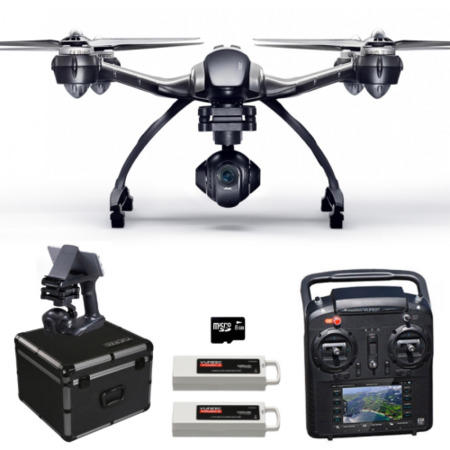 GRADE A1 - Yuneec Typhoon Q500 4K Camera Drone + Aluminium Case & 2 Batteries
