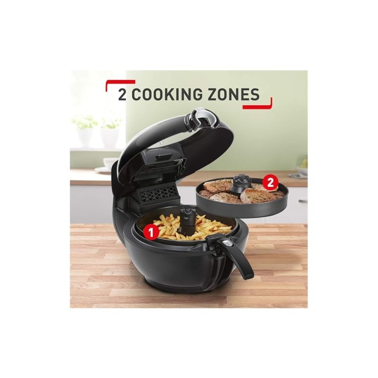 Refurbished Tefal YV970840 Actifry Genius XL 2 in 1 Air Fryer Black