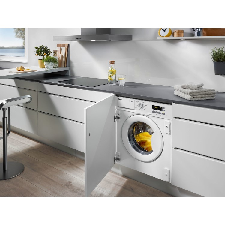 Refurbished Zanussi Z712W43BI Integrated 7KG 1200 Spin Washing Machine