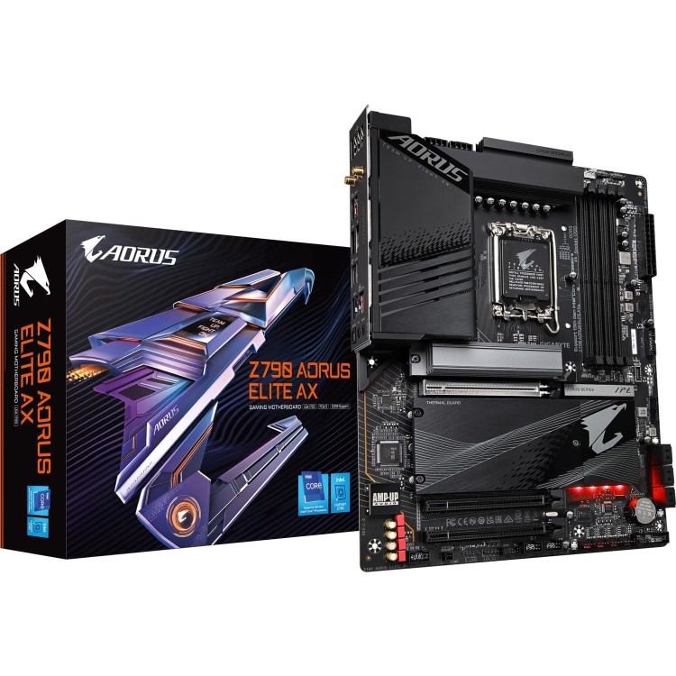 GIGABYTE Z790 AORUS ELITE AX Intel Z790 LGA 1700 DDR5 ATX Motherboard