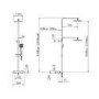 ONLY OPENED - Black Thermostatic Mixer Shower with Square Overhead & Hand Shower - Zana