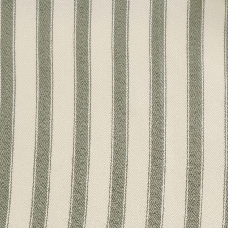 Cream and Green Striped King Size Ottoman Bed With Curved Headboard - Zara
