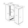 Zanussi ZBA32050SA 54cm Wide Integrated In-Column Fridge - White