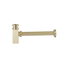 ONLY OPENED - Brushed Brass Square Bottle Trap - Zana