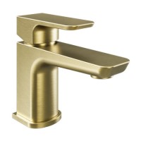 GRADE A1 - Brushed Brass Cloakroom Basin Mixer - Zana