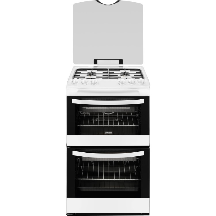 Zanussi ZCG43000WA Avanti 55cm Double Oven Gas Cooker - White