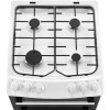Zanussi 55cm Double Oven Gas Cooker - White
