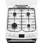 Refurbished Zanussi ZCG43250WA 55cm Double Oven Gas Cooker with Catalytic Liners White