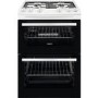 Zanussi ZCG63050WA 60cm Double Oven Gas Cooker - White