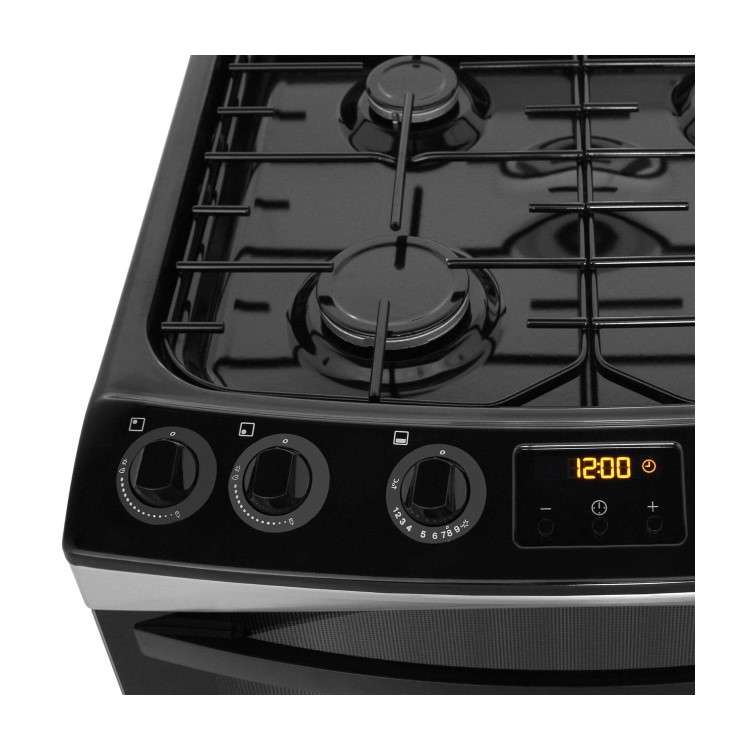 Zanussi ZCG63200XA 60cm Double Oven Gas Cooker - Stainless Steel