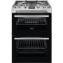 Zanussi 60cm Double Oven Gas Cooker with Catalytic Liners - Stainless Steel