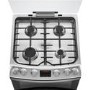 Zanussi 60cm Double Oven Gas Cooker with Catalytic Liners - Stainless Steel