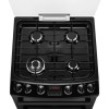 Zanussi 60cm Double Oven Gas Cooker - Black