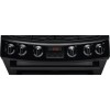 Zanussi 60cm Double Oven Gas Cooker - Black