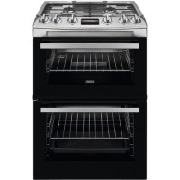Refurbished Zanussi ZCG63260XE 60cm Double Oven Gas Cooker Stainless Steel
