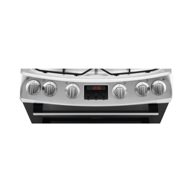 Refurbished Zanussi ZCG63260XE 60cm Double Oven Gas Cooker Stainless Steel