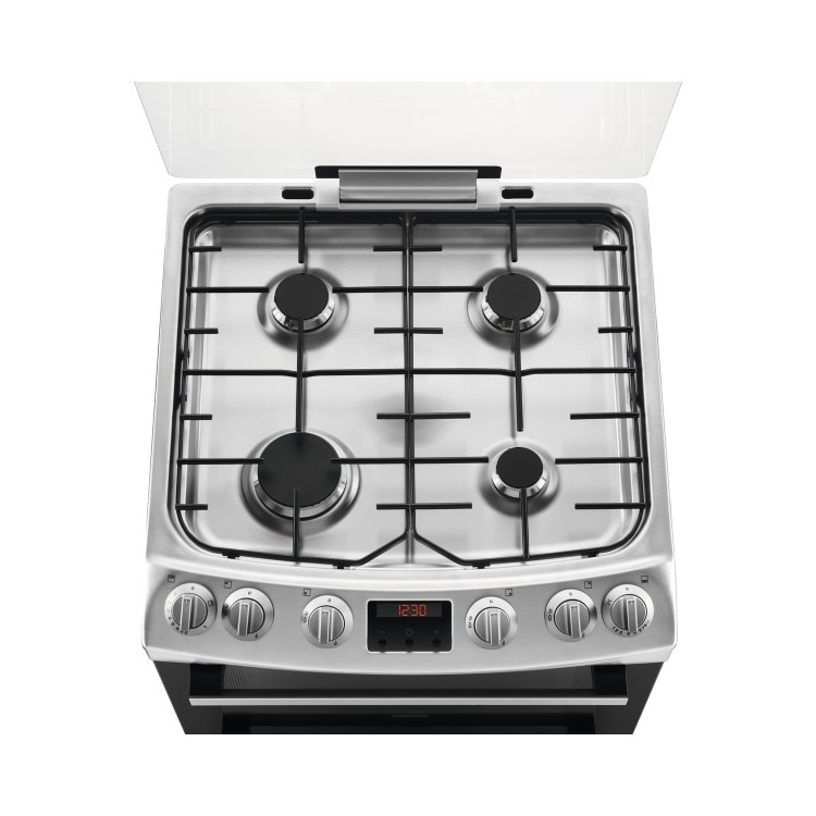 Refurbished Zanussi ZCG63260XE 60cm Double Oven Gas Cooker Stainless Steel