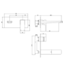 ALMOST PERFECT - Chrome Tall basin tap and wall mounted bath filler tap pack - Zana