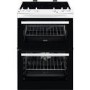 Zanussi ZCI66050WA 60cm Double Oven Electric Cooker With Induction Hob - White