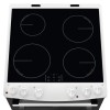 Zanussi ZCI66050WA 60cm Double Oven Electric Cooker With Induction Hob - White