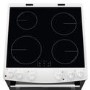 Zanussi ZCI66050WA 60cm Double Oven Electric Cooker With Induction Hob - White