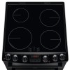 Zanussi 60cm Double Oven Electric Cooker with Induction Hob - Black
