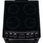 Zanussi 55cm Electric Cooker - Black